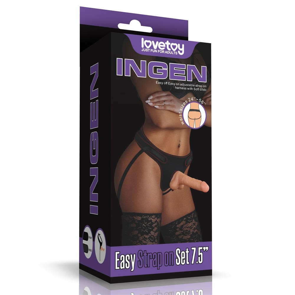 7.5" Easy Strapon Set 2